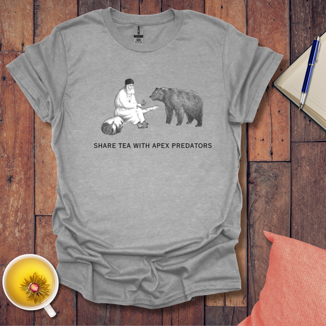 Share Tea With Apex Predators T-Shirt