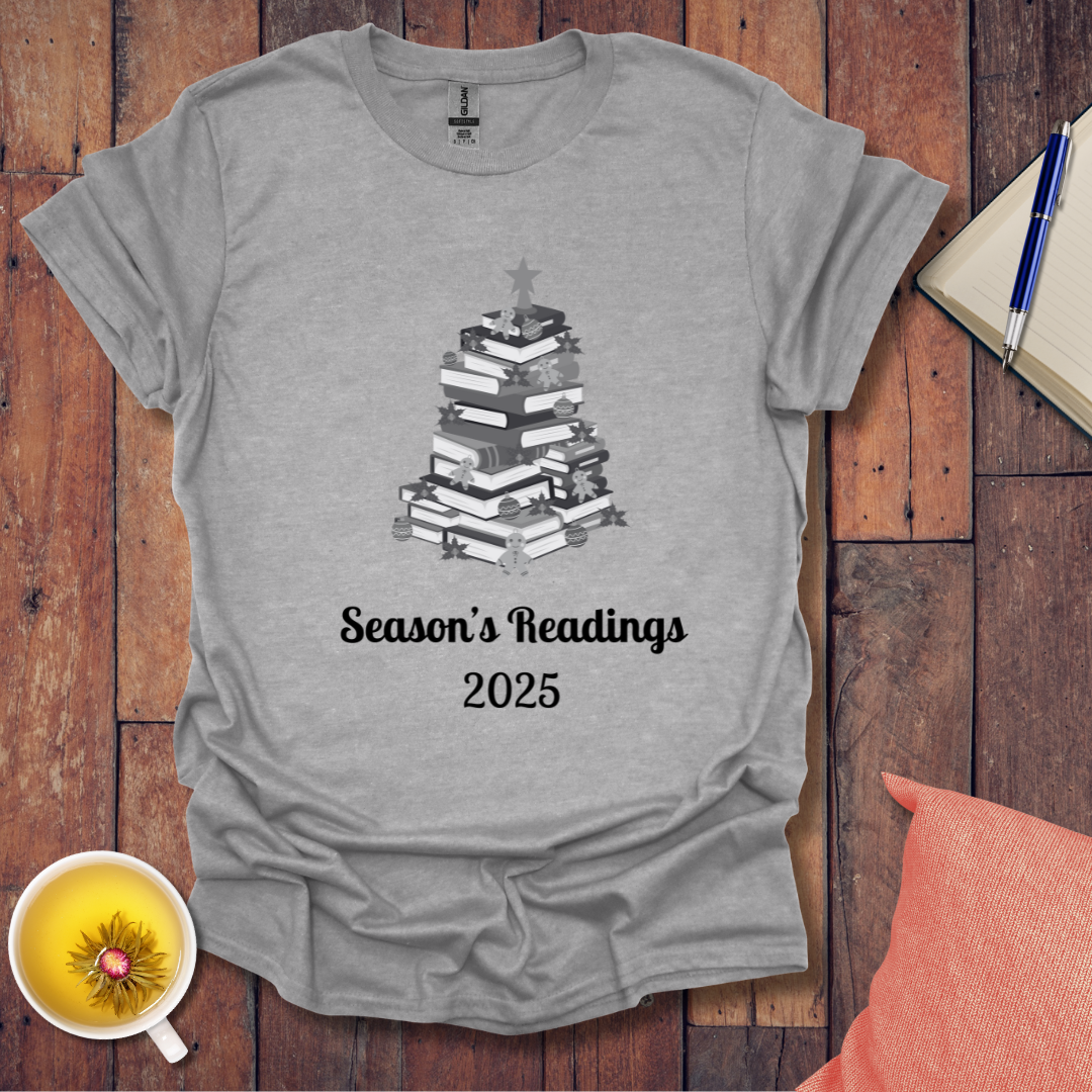 Christmas Tree of Books 2025 T-Shirt
