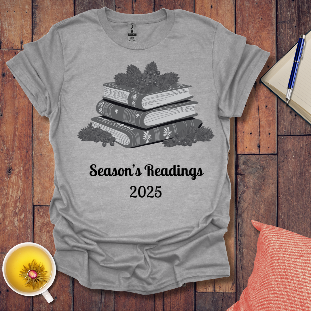 Christmas Books Holly 2025 T-Shirt
