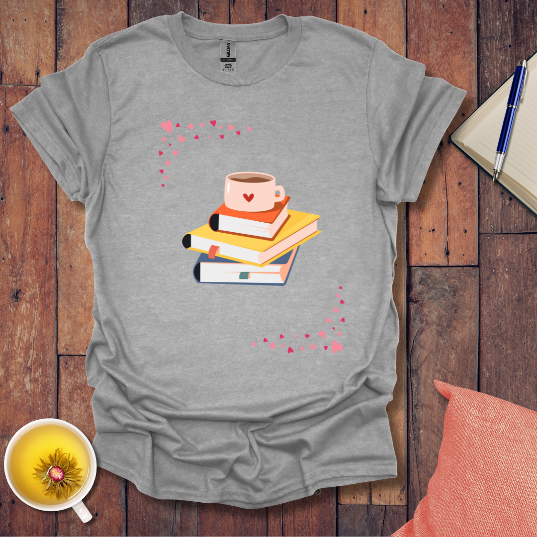 Love Tea Books T-Shirt