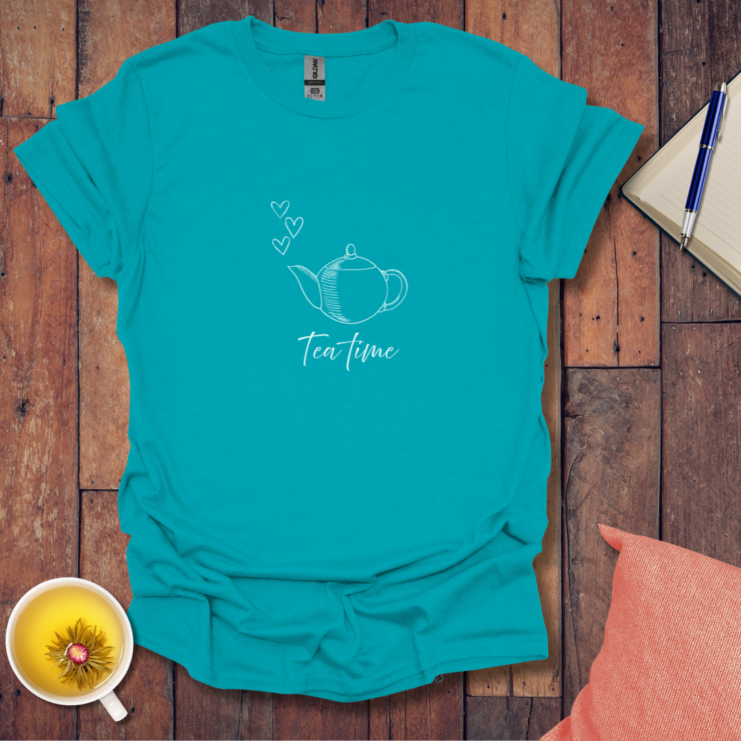 Tea time kettle left T-Shirt