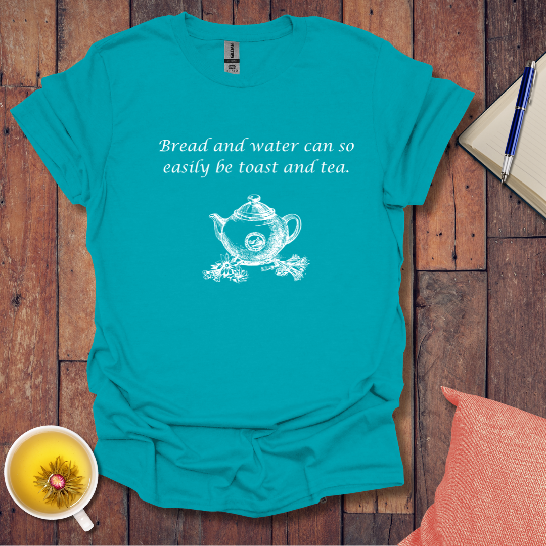 Bread water toast tea flowers pot T-Shirt