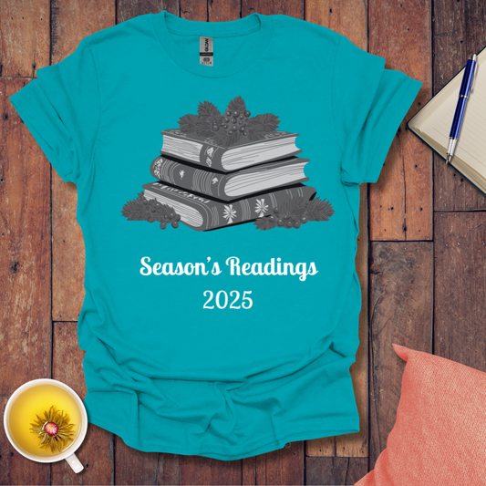 Christmas Books Holly 2025 T-Shirt