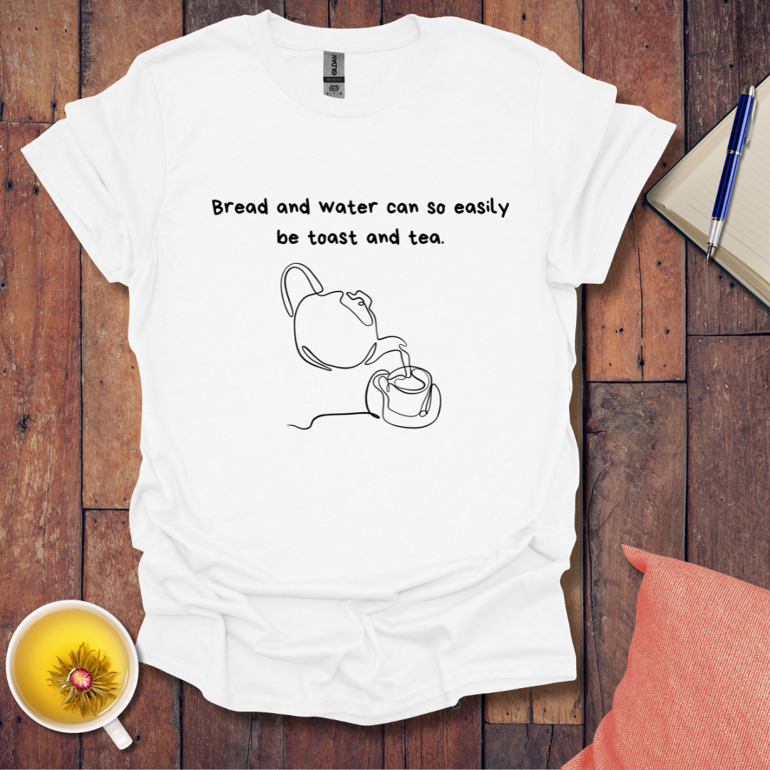 Bread water toast tea line kettle T-Shirt