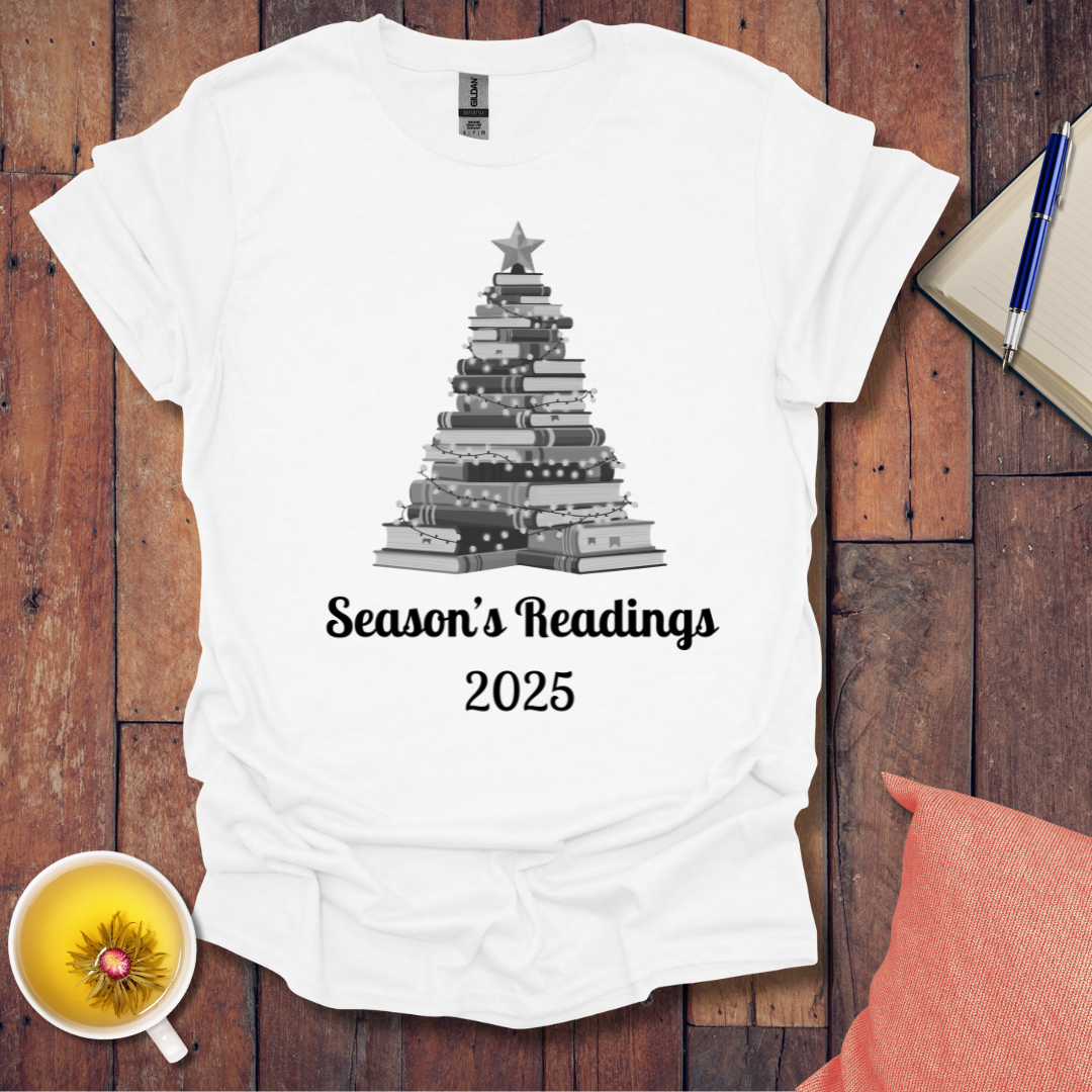 Christmas Book Tree 2025 T-Shirt