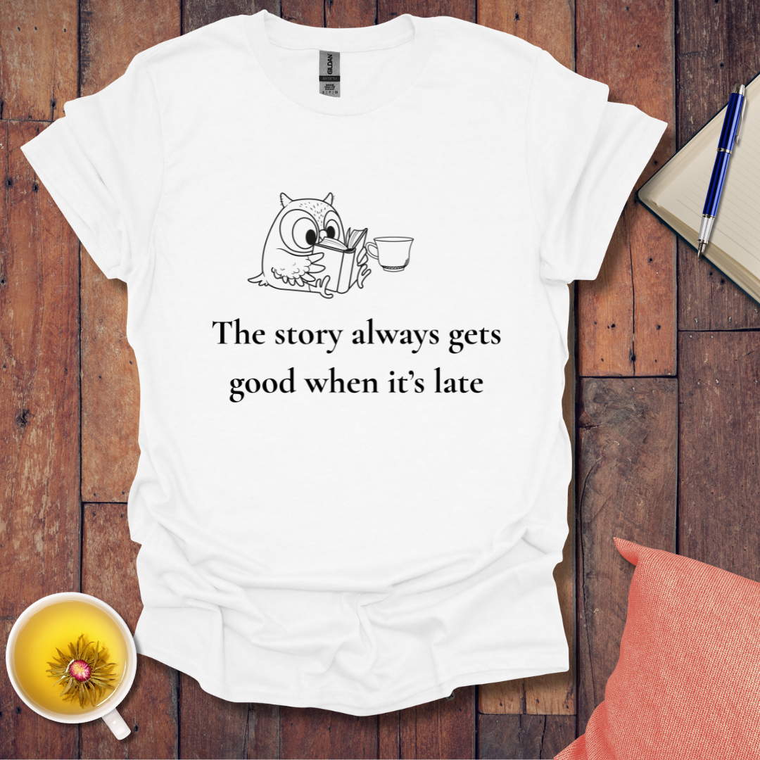 Night Owl Reader T-Shirt