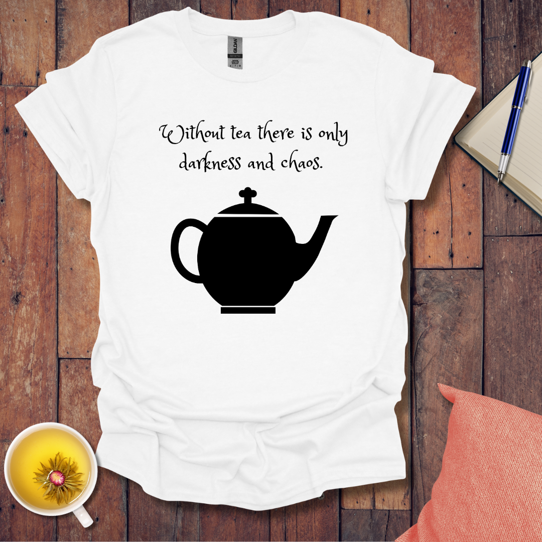 Sipping against the darkness T-shirt