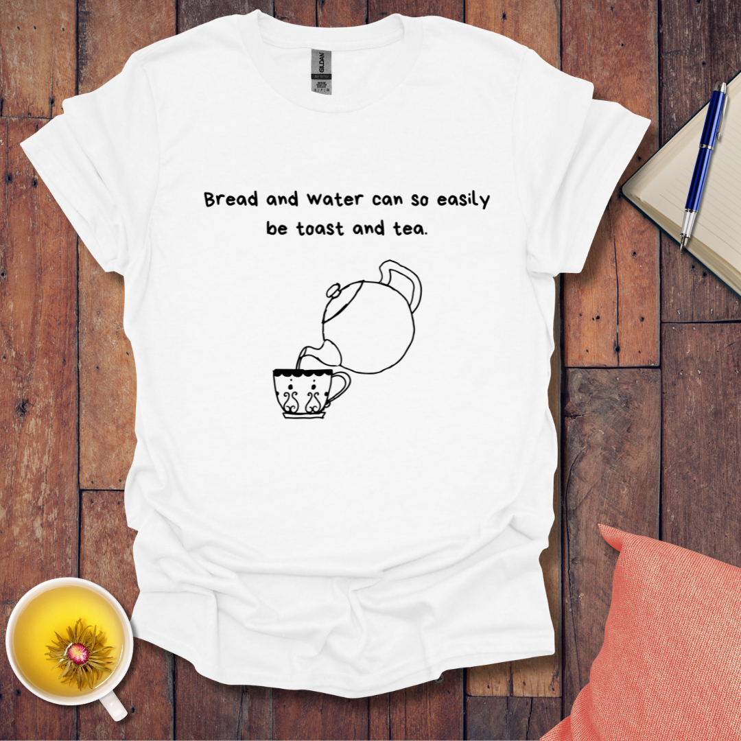 Bread water toast tea kettle left T-Shirt