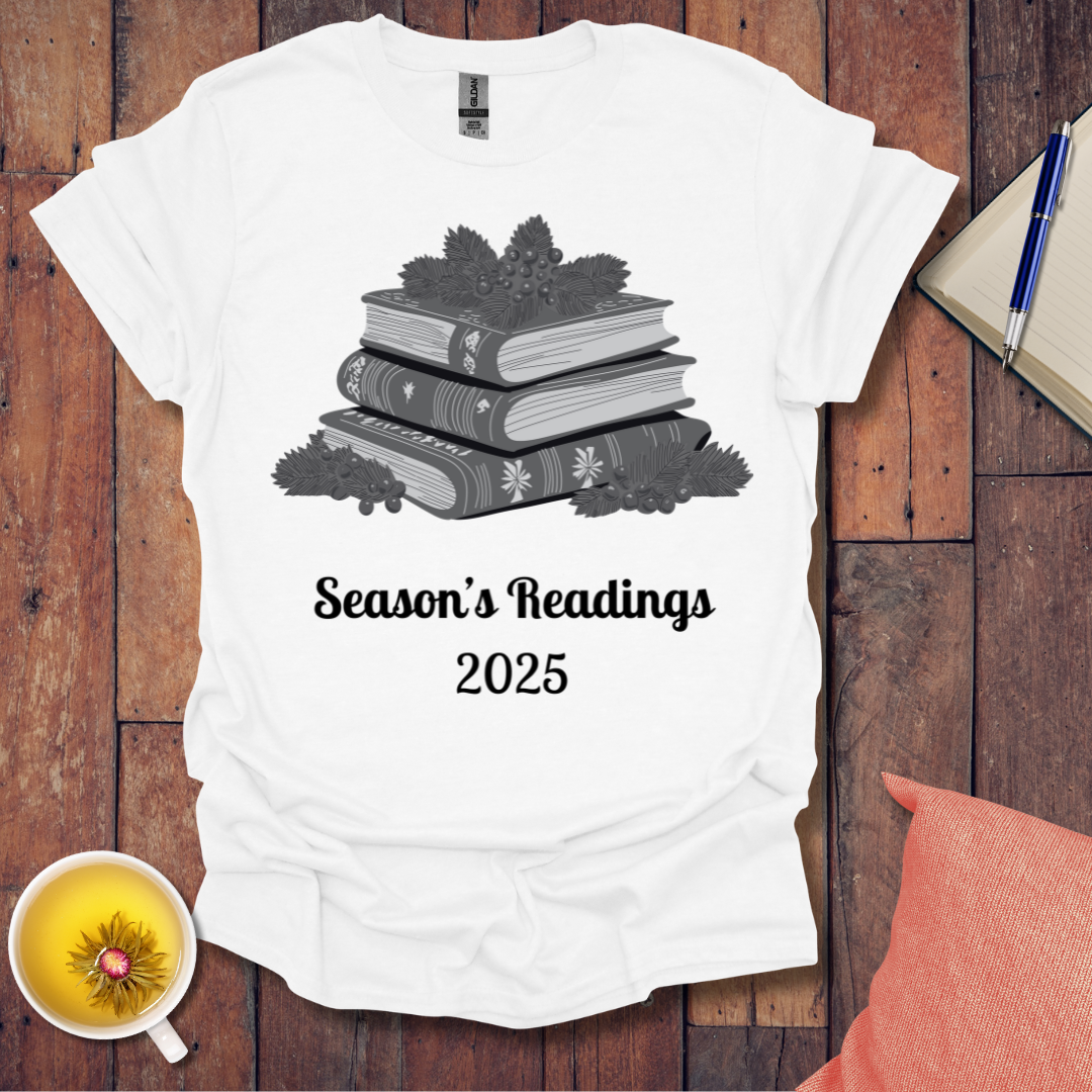 Christmas Books Holly 2025 T-Shirt